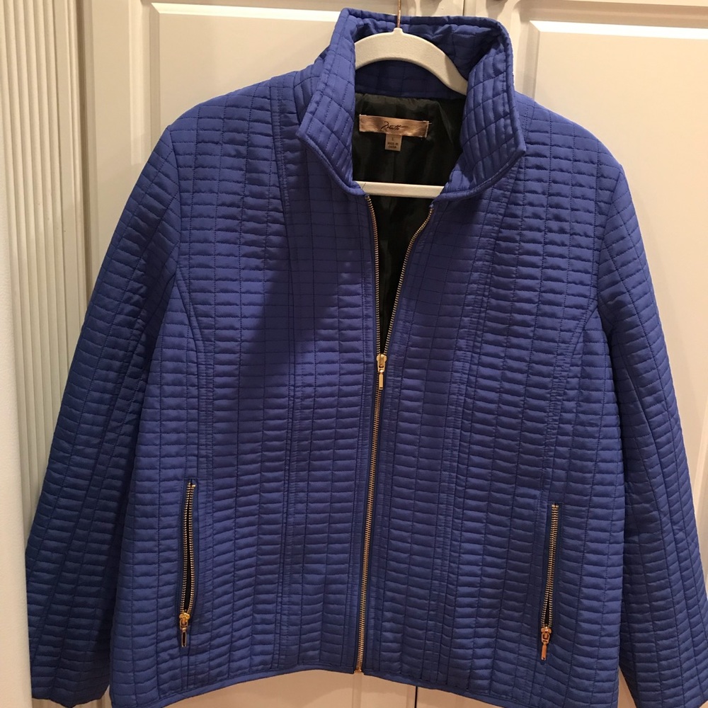 Cobalt blue Large fall jacket